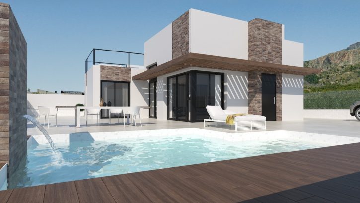 Smaakvolle nieuwbouw villa’s in Polop Costa Blanca