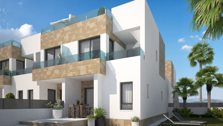 Neubau Reihenhäuser in Villamartin Costa Blanca