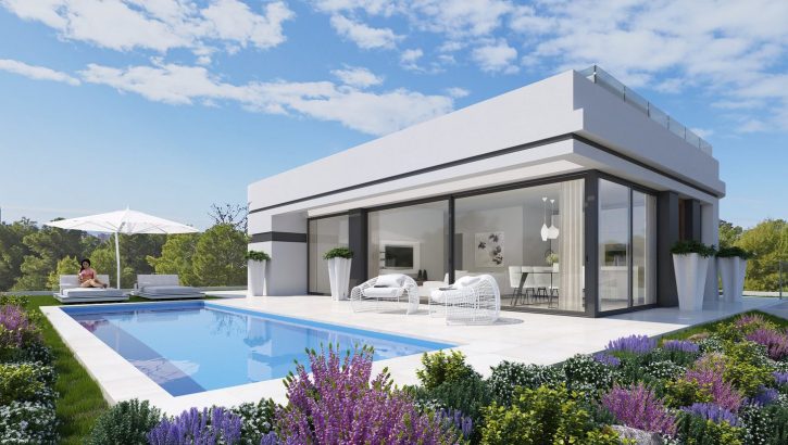 Nuevo chalet con piscina en Polop Costa Blanca