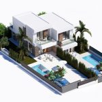 Semi-detached houses in Benidorm Costa Blanca