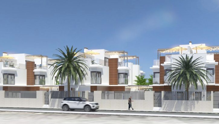 Semi-detached houses in Santiago de la Ribera Costa Blanca