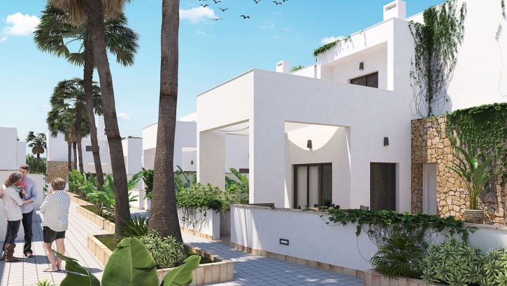 Villas next to beach in Torrevieja Costa Blanca