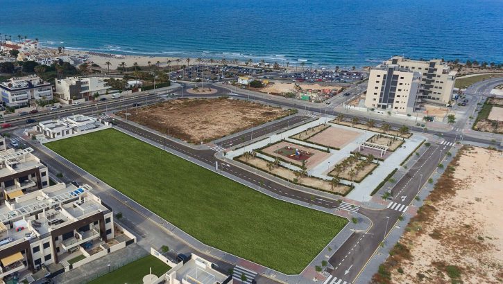 Nieuwe villa’s vlakbij het strand met zeezicht in Mil Palmeras