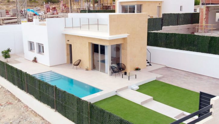 Nuevas villas en el campo de golf Finestrat Costa Blanca