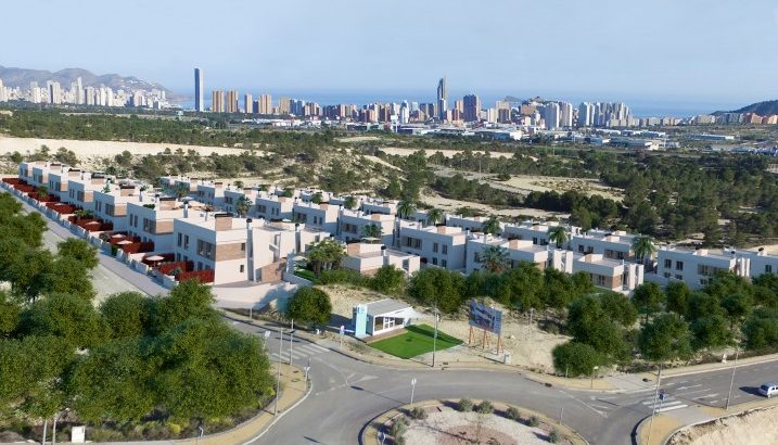 Appartementen met tuin of dakterras in Benidorm Costa Blanca