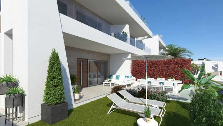 Appartementen met tuin of dakterras in Benidorm Costa Blanca