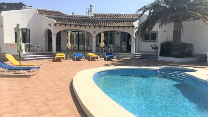 Traditional villa in Calpe Costa Blanca