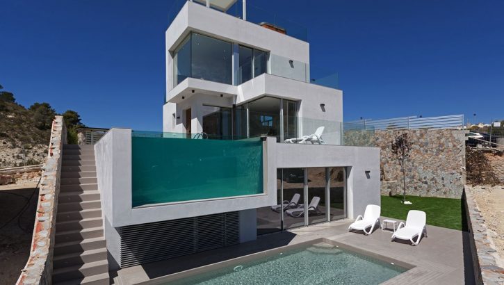 Moderne Neubauvillen in Finestrat Costa Blanca