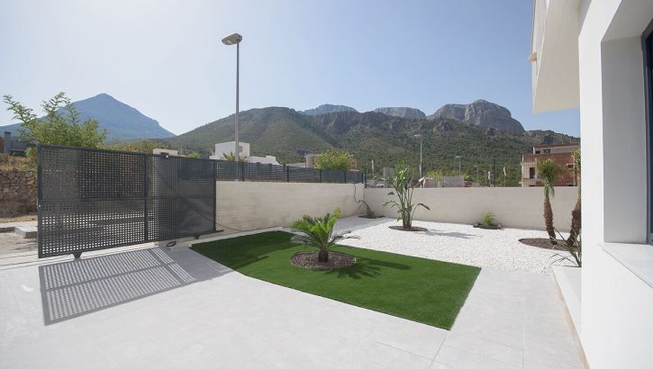 Nieuwe appartementen met zeezicht in Polop Costa Blanca