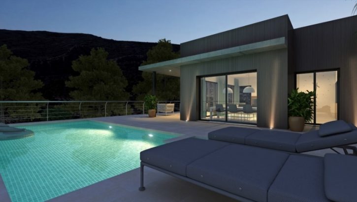 Moderne Villa mit Pool in Pedregeur Costa Blanca