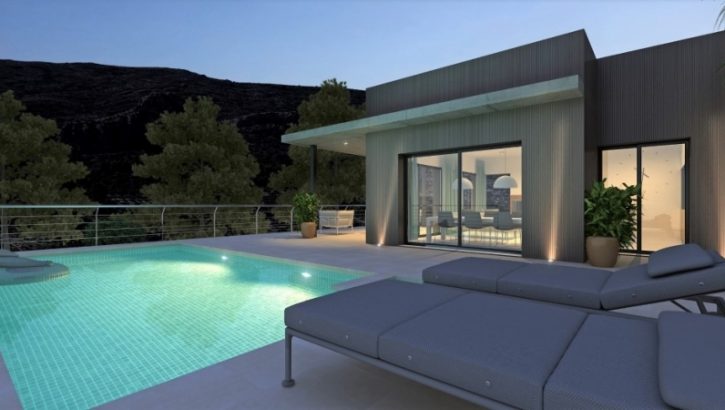 Moderne Villa mit Pool in Pedregeur Costa Blanca