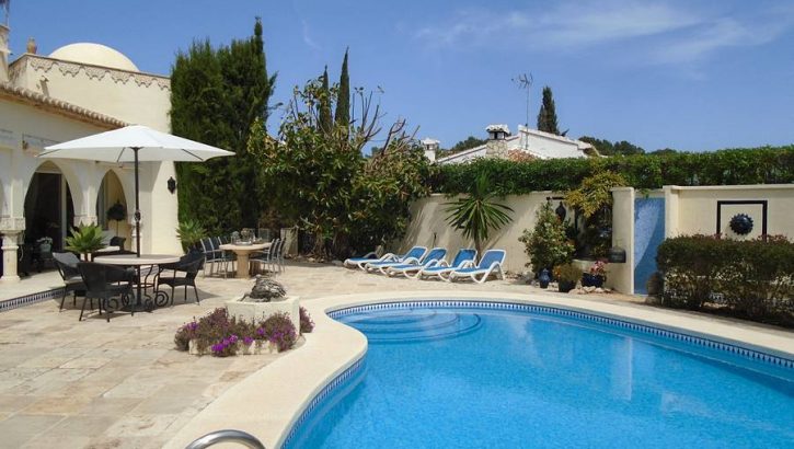 Villa de style marocain avec 4 chambres à coucher à Javea Costa Blanca