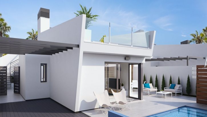 Moderne villas in Los Alcazares Costa Blanca