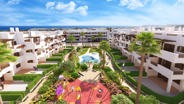 Apartamentos en Mar del Pulpi costa de Almería