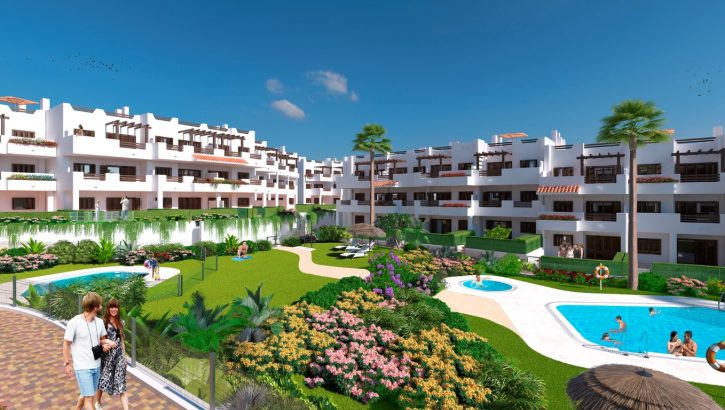 Apartamentos en Mar del Pulpi costa de Almería