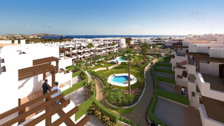 Apartamentos en Mar del Pulpi costa de Almería