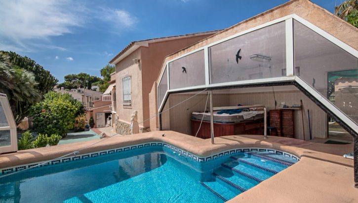 Villa with sea view in Moraira Costa Blanca