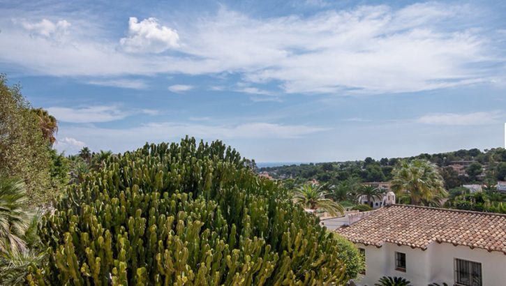 Chalet con vistas al mar en Moraira Costa Blanca